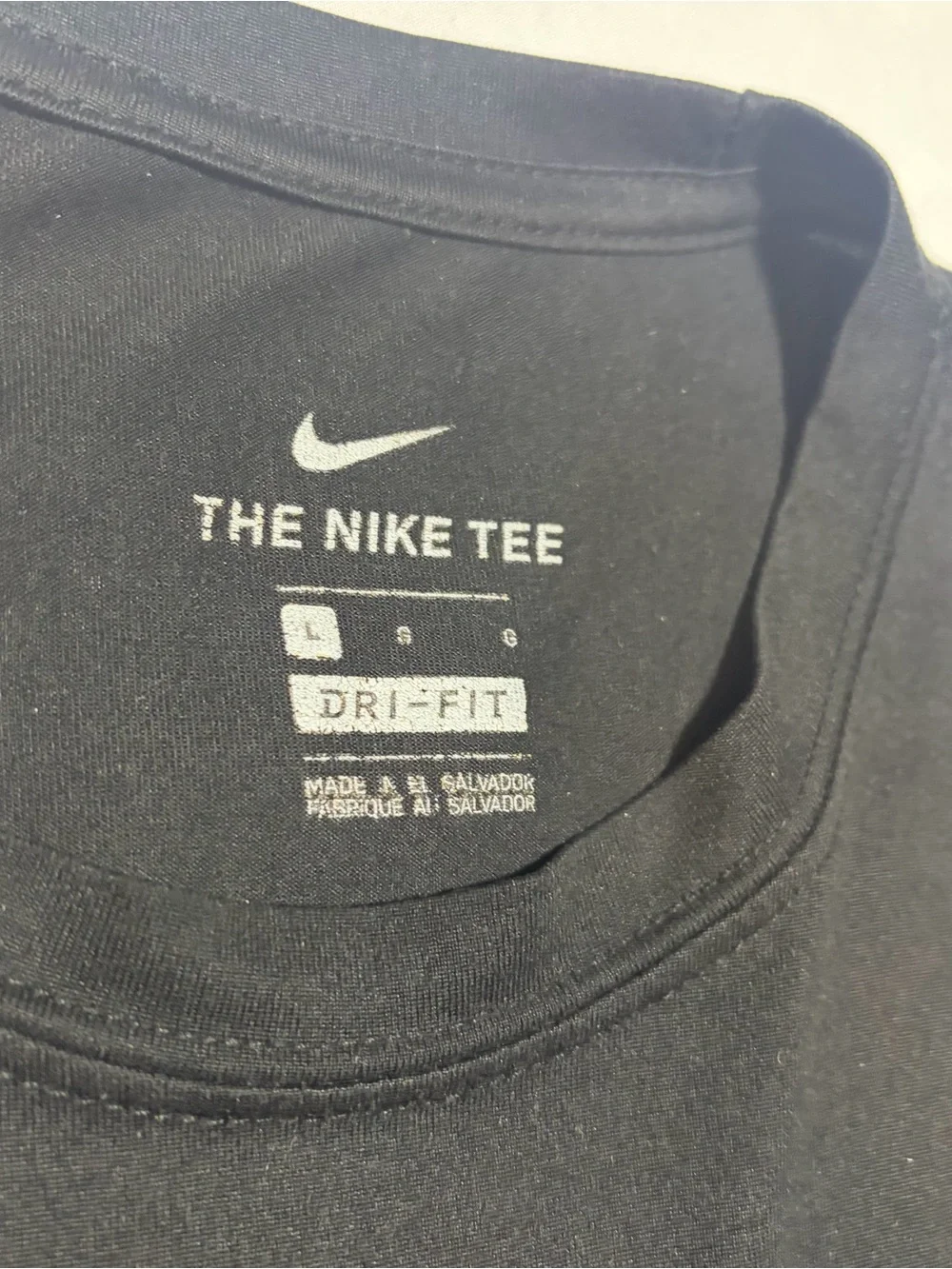 Nike Dri‑Fit Long Sleeve Men’s Large – Black